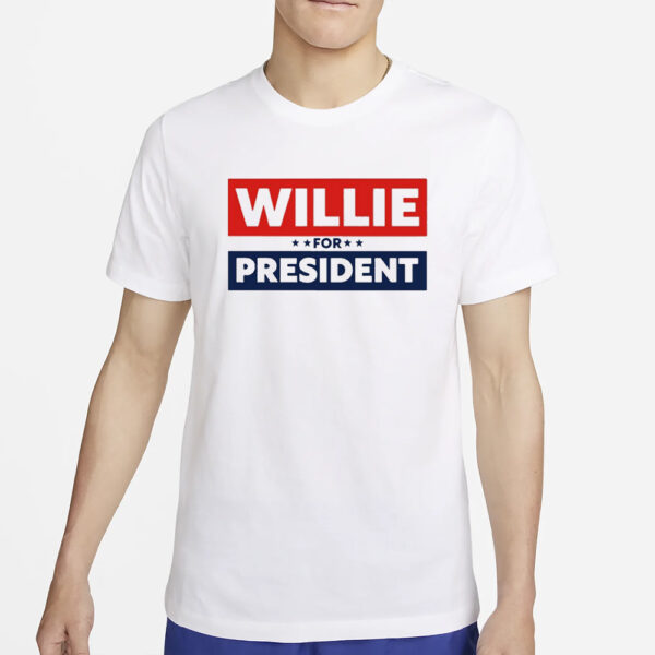 Willie Nelson 2024 Willie For President T-Shirt2