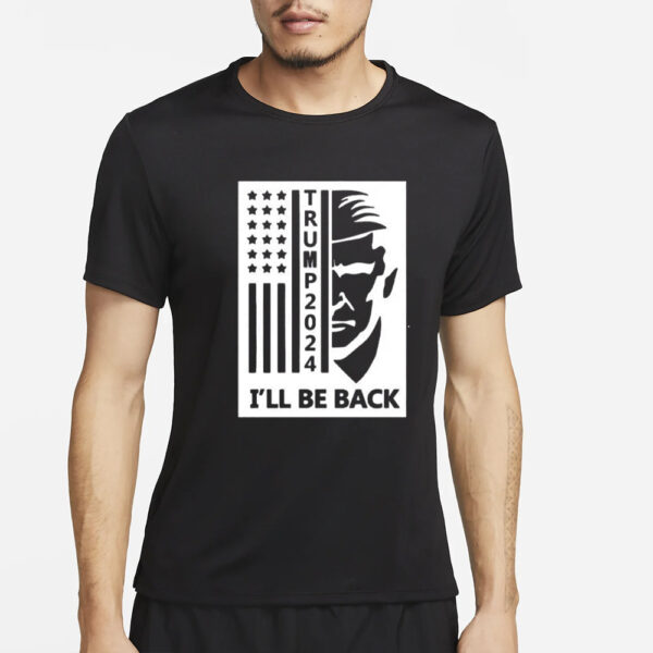 Women’s 2024 I’LL BE BACK printed T-Shirt4