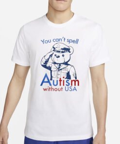You Can’t Spell Autism Without Usa T-Shirt5