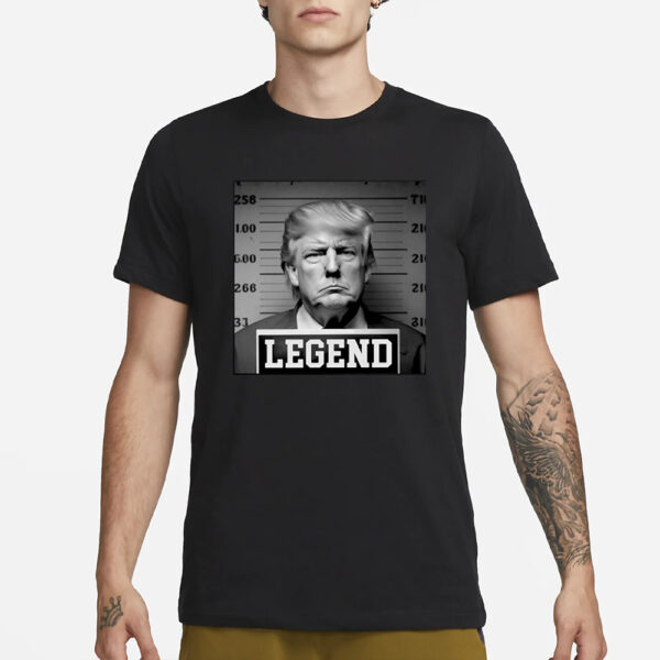 Zeek Arkham Trump Mugshot Legend T-Shirt