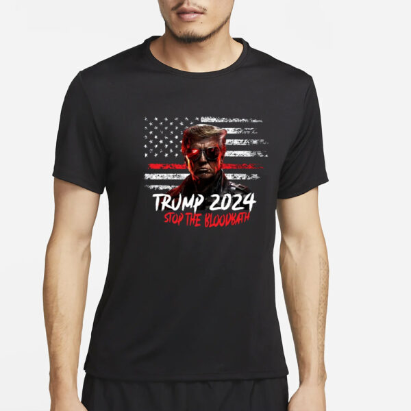 hodgetwins Trump Terminator Bloodbath T-Shirt2