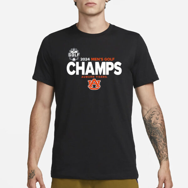 Auburn Tigers 2024 Sec Men’s Golf Tournament Champions Locker Room T-Shirt3