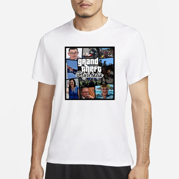 Aussiebotstudio Grand Theft Australia T-Shirt3