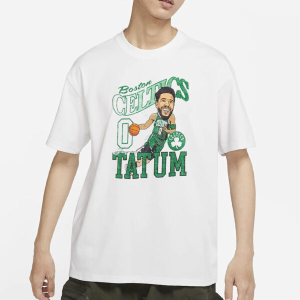 Celtics Jayson Tatum Caricature T-Shirts