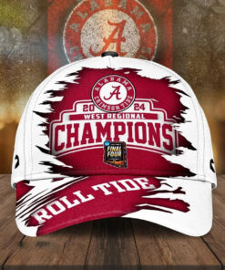 Crimson Tide Roll Tide 2024 Final Four West Regional Champion Hat2