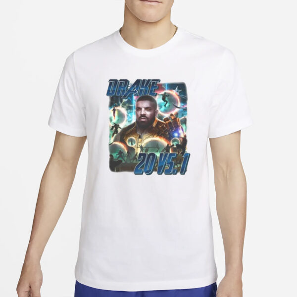 Drake Thanos 20 Vs 1 T-Shirt4