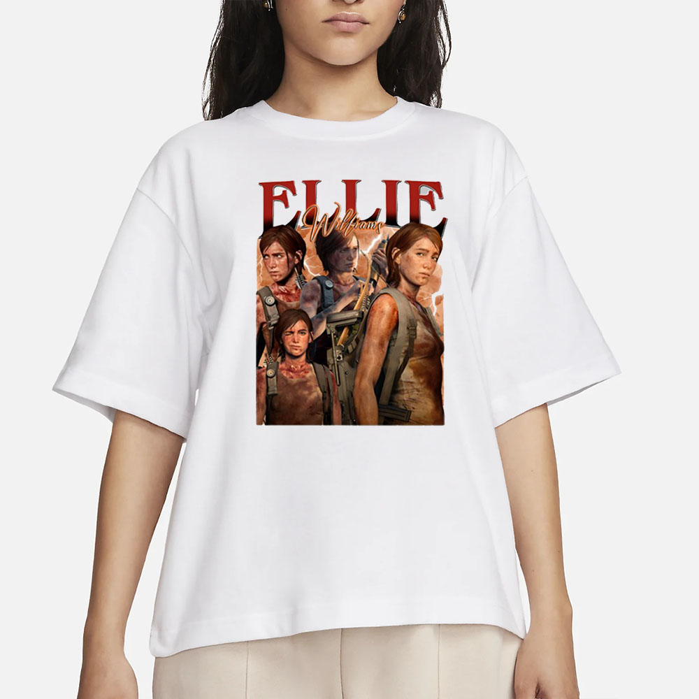 Fuzeprint Vintage Ellie Williams T-Shirt 4 Fuzeprint Vintage Ellie Williams T-Shirt