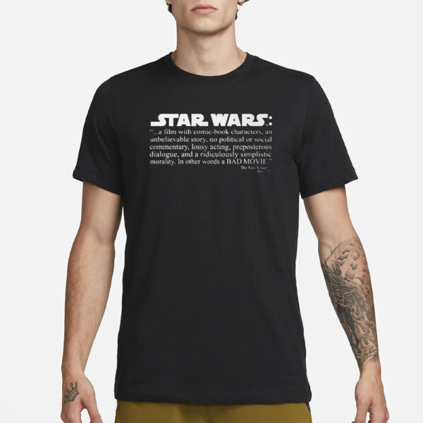 George Lucas Star Wars A Film With Comic-Book T-Shirt3