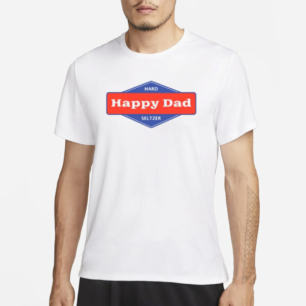 Happy Dad Hard Seltzer Logo T-Shirt34