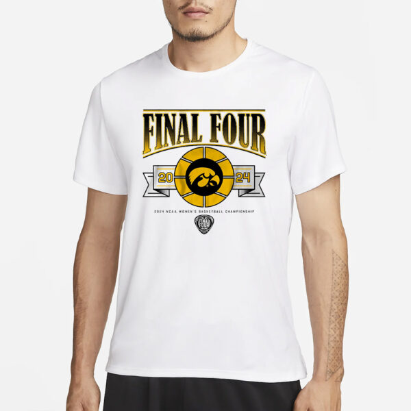 IOWA WOMEN'S BASKETBALL 2024 FINAL FOUR T-SHIRT3