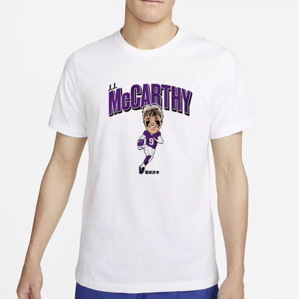 J.J. MCCARTHY CARICATURE T-SHIRT2