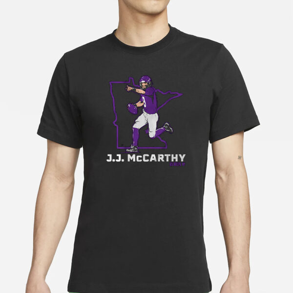 J.J. MCCARTHY STATE STAR T-SHIRTS