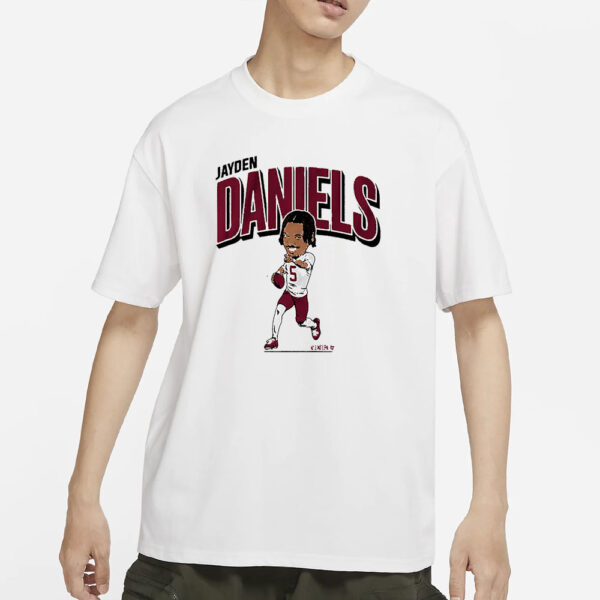 JAYDEN DANIELS CARICATURE T-SHIRT