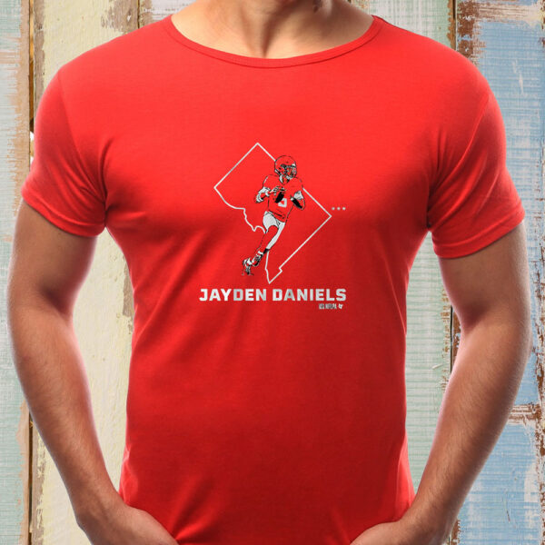 JAYDEN DANIELS STATE STAR T-SHIRTS