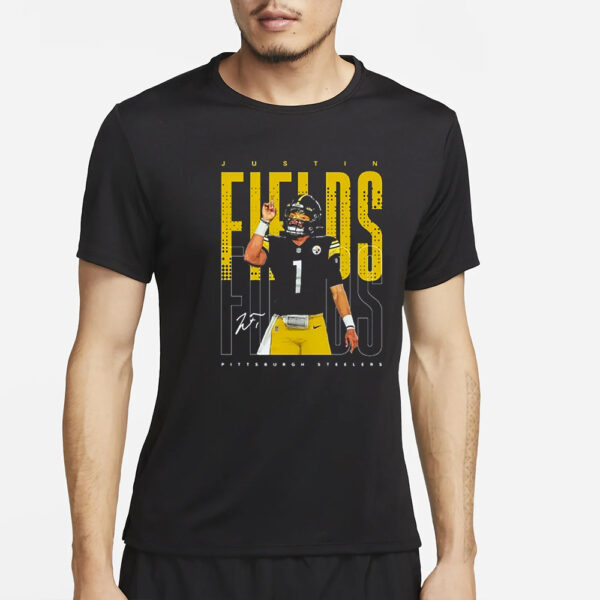 Justin Fields Pittsburgh Steelers T-Shirt2