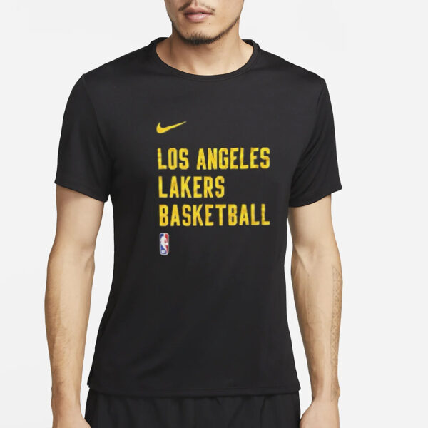 LeBron James Nike NBA Los Angeles Lakers Basketball T-Shirt45