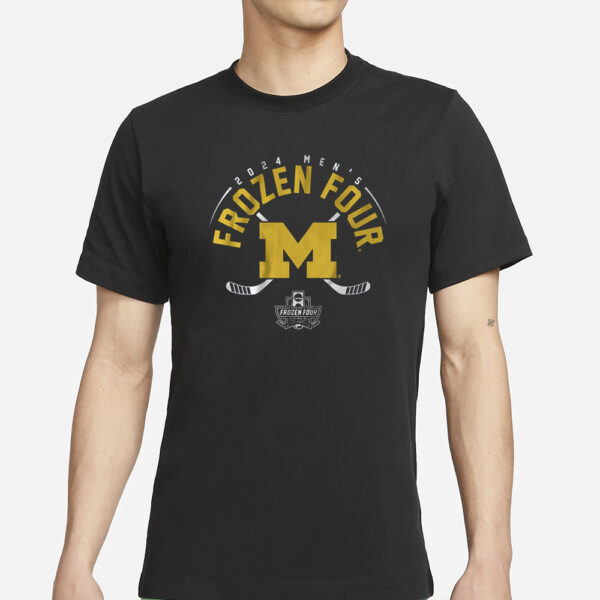 MICHIGAN HOCKEY 2024 FROZEN FOUR T-SHIRTS