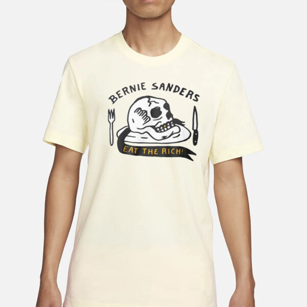 Max Azzarello Bernie Sanders Eat The Rich T-Shirt1