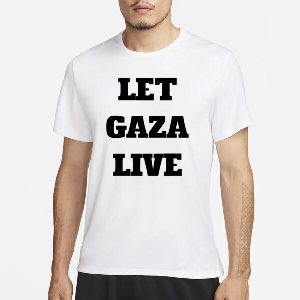 Medea Benjamin Wearing Let Gaza Live T-Shirt1