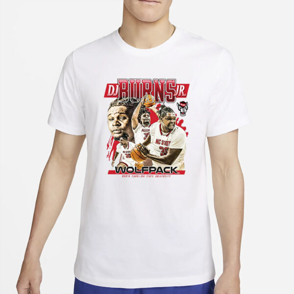 NC State Basketball DJ Burns Jr T-Shirt2