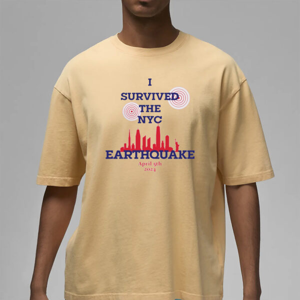 New Yorkers Embrace ‘I Survived The NYC Earthquake’ T-Shirt Amidst Rare Temblor Turmoil2