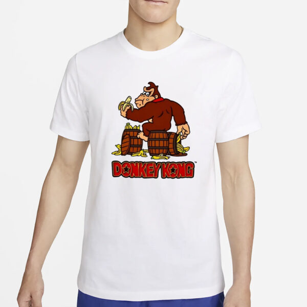 Nintendo Donkey Kong Eat Bananas T-Shirt2