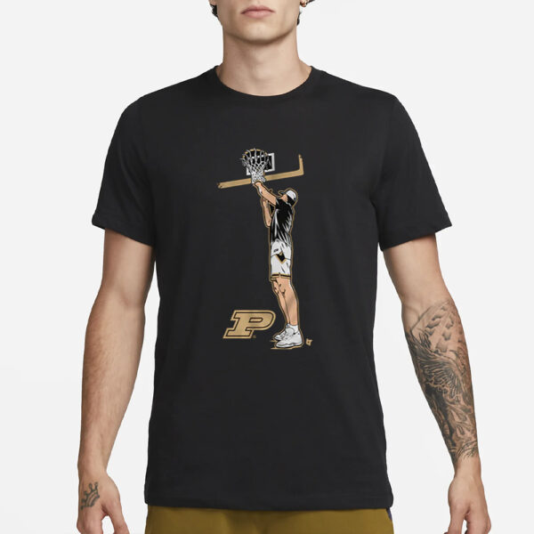 PURDUE BASKETBALL ZACH EDEY NO LADDER NEEDED T-SHIRT1