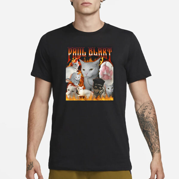 Paul Blart Piss Cat T-Shirt1