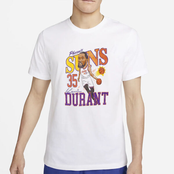 Phoenix Suns Kevin Durant Caricature T-Shirt2