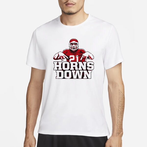 Razorbacks Horns Down 21 T-Shirt1