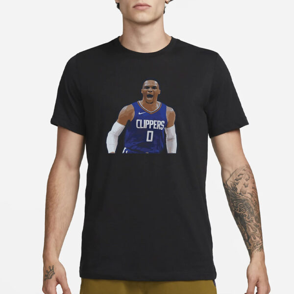 Russell Westbrook La Clippers basketball T-Shirt1