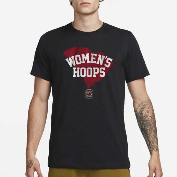 SOUTH CAROLINA BASKETBALL WOMEN'S HOOPS T-SHIRT3