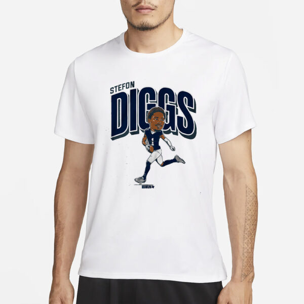 STEFON DIGGS HOUSTON CARICATURE T-SHIRT1