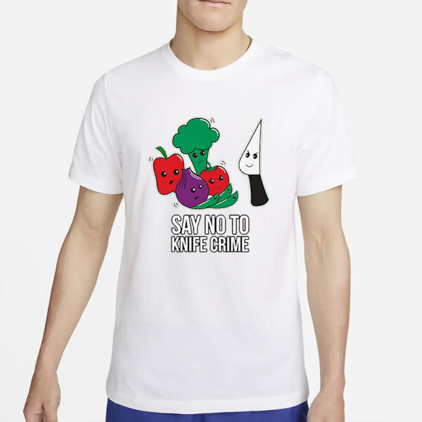 Say No To Knife Crime T-Shirt2