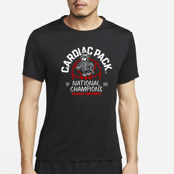 Terry Gannon Cardiac Pack National Champions 1983 T-Shirt4