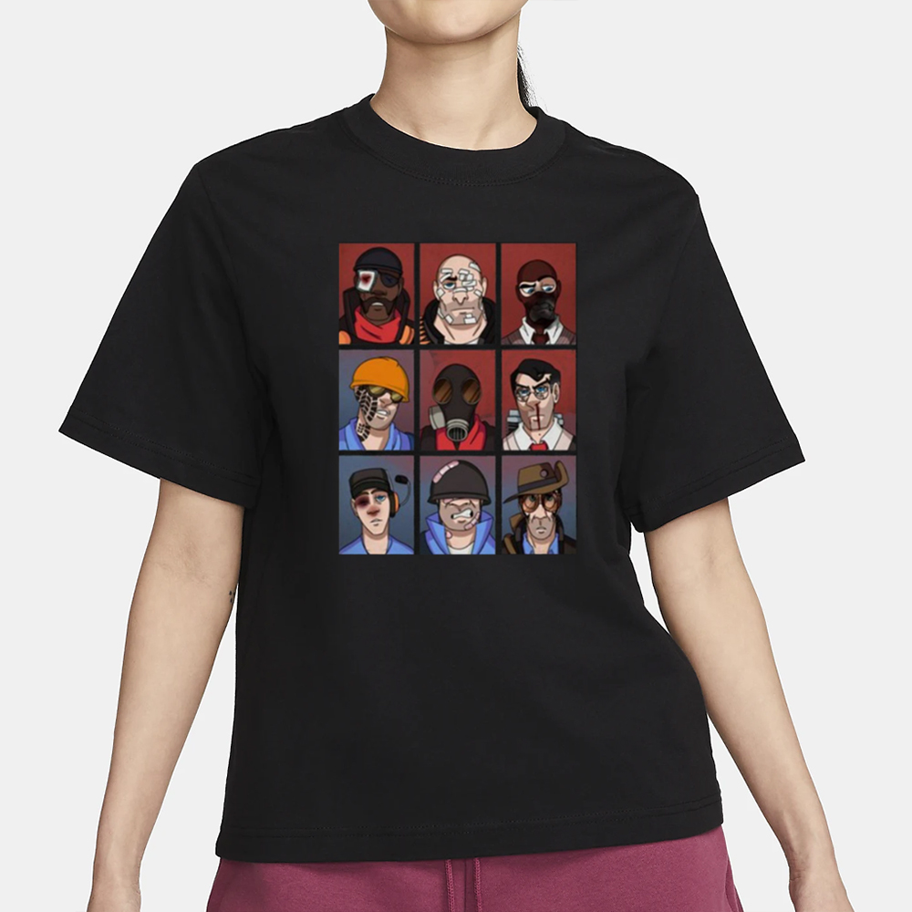 The Dudes Of TF2 T-Shirt 4 The Dudes Of TF2 T-Shirt1