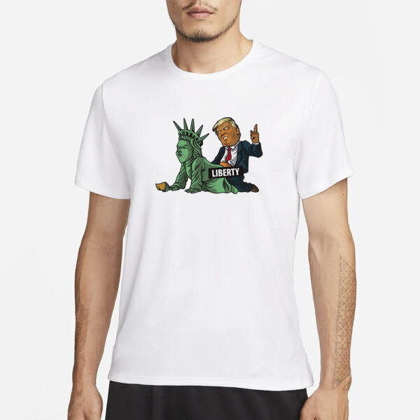 Trump Fucks Statue Of Liberty Anti Government T-Shirt3