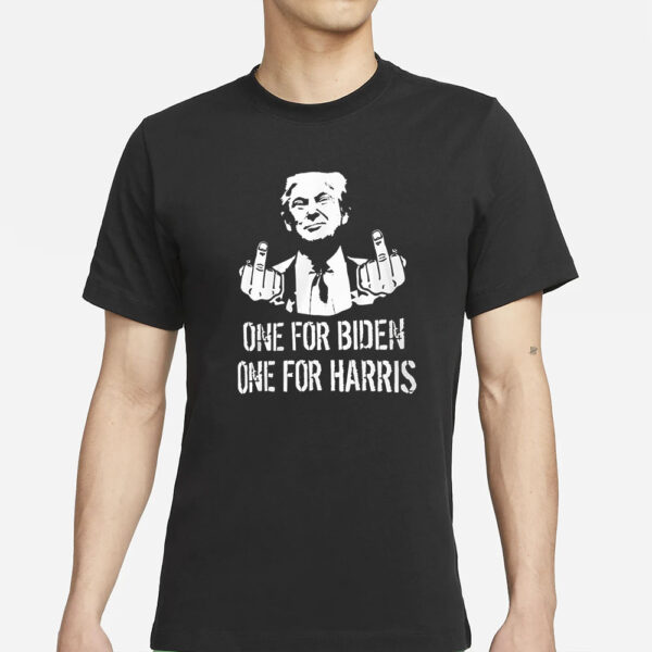 Trump One For Biden One For Harris T-Shirts