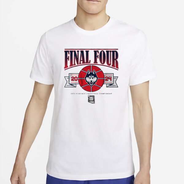 UCONN MEN'S BASKETBALL 2024 FINAL FOUR T-SHIRT5