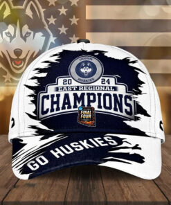 Uconn Go Huskies 2024 Final Four East Regional Champions Hat2