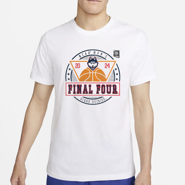 Uconn Huskies 2024 Ncaa Men’s Basketball Tournament March Madness Final Four Elevated Greatness T-Shirt5