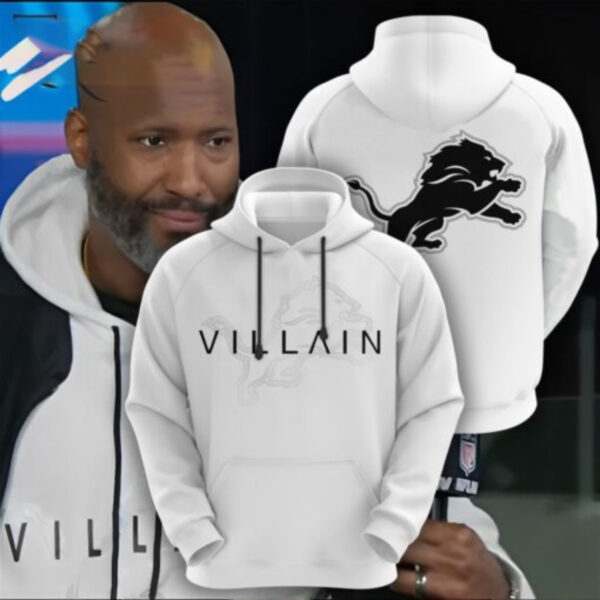 coach detroit lions villain Hoodie