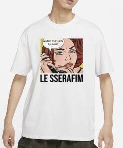 1-800-Hot-N-Fun Where The Heck Is Saki Le Sserafim T-Shirt