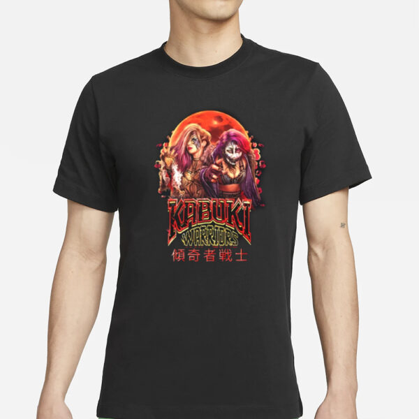 Asuka 明日華 The Kabuki Warriors Blood Moon T-Shirt