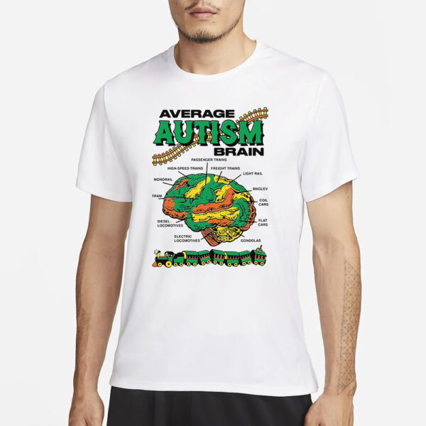 Average Autism Brain T-Shirt1