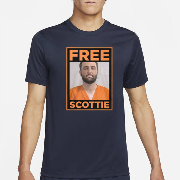 Barstool Scottie Scheffler Mugshot T-Shirt3