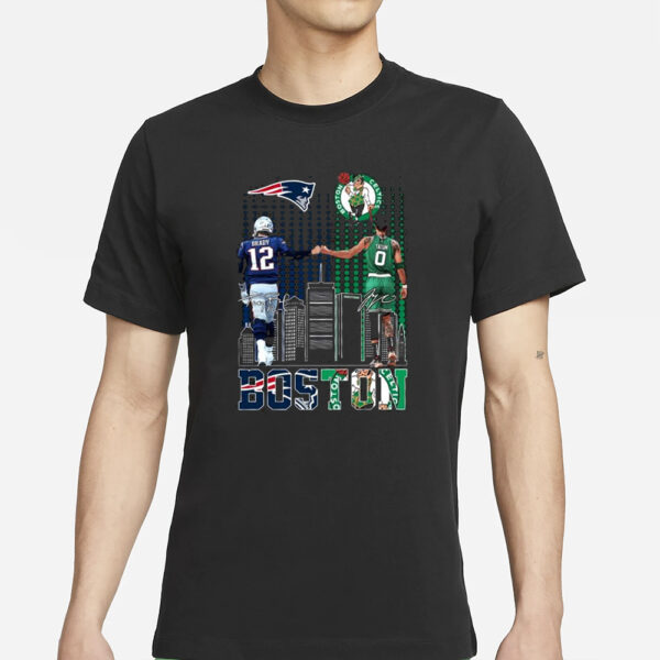 Boston Sports Teams Tom Brady And Jayson Tatum T-Shirts