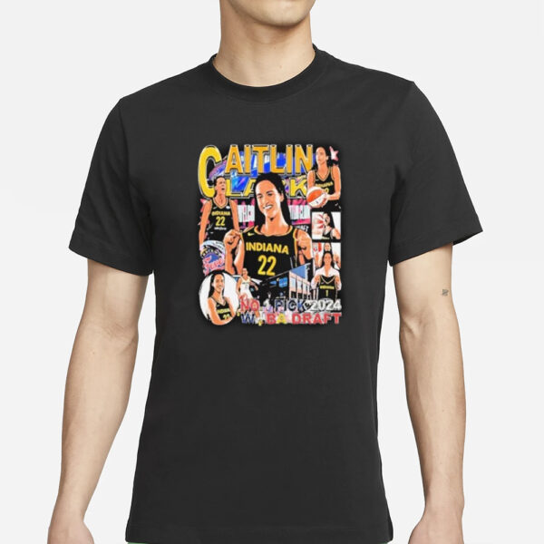 Caitlin Clark Indiana No 1 Pick Draft 2024 T-Shirts