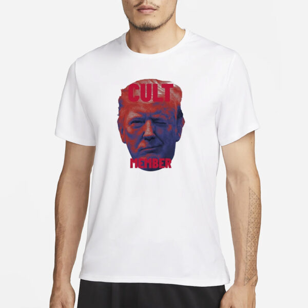 Cult Member Donald Trump Face Images T-Shirt3