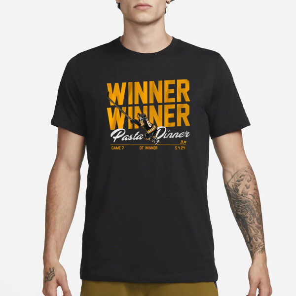 DAVID PASTRNAK WINNER WINNER PASTA DINNER T-SHIRT3